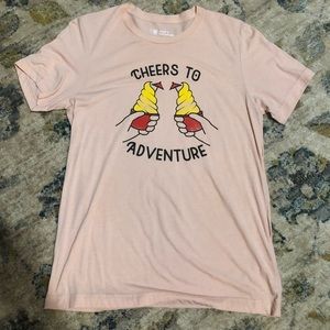Walt’s Wardrobe “Cheers to Adventure” tee Size M